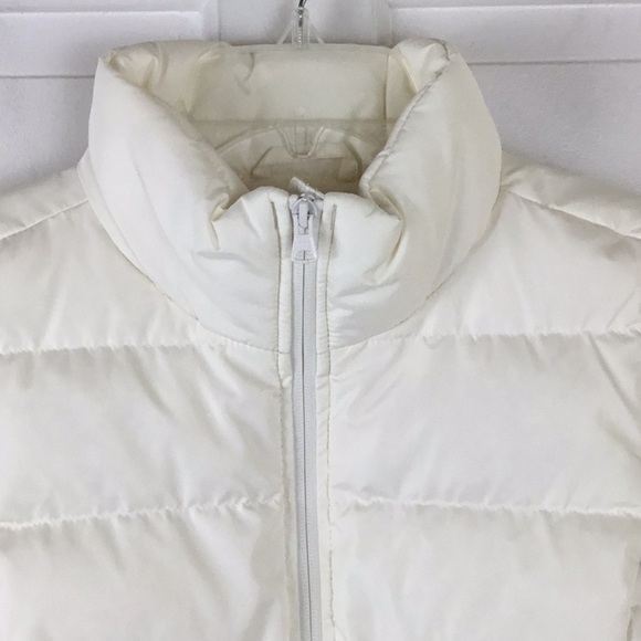 Lands' End Women's Cream Puffer Vest - Picture 3 of 6